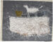 Art work, artist: Efimija Topolski, title of the work: Longing II (wild boar), 1990, medium: mixed media on paper, dimensions: 15,4 x 19,5 cm