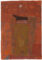 Artistic drawing, artist: Visnja Petrovic, title: Untitled (Torso), year: 1989, media: mixed media on canvas, dimensions: 39.2 x 26.9 cm (15.4 x 10.6 inch)