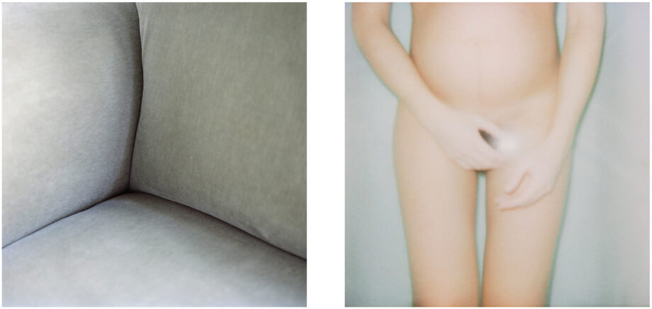 Catherine Lambermont, Untitled (In Out series), diptych, 2012, C-print on diasec