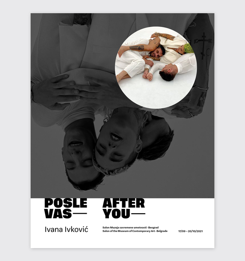 Front cover of exhibition catalog “After You”, artist Ivana Ivković